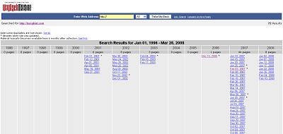 WayBackMachine
